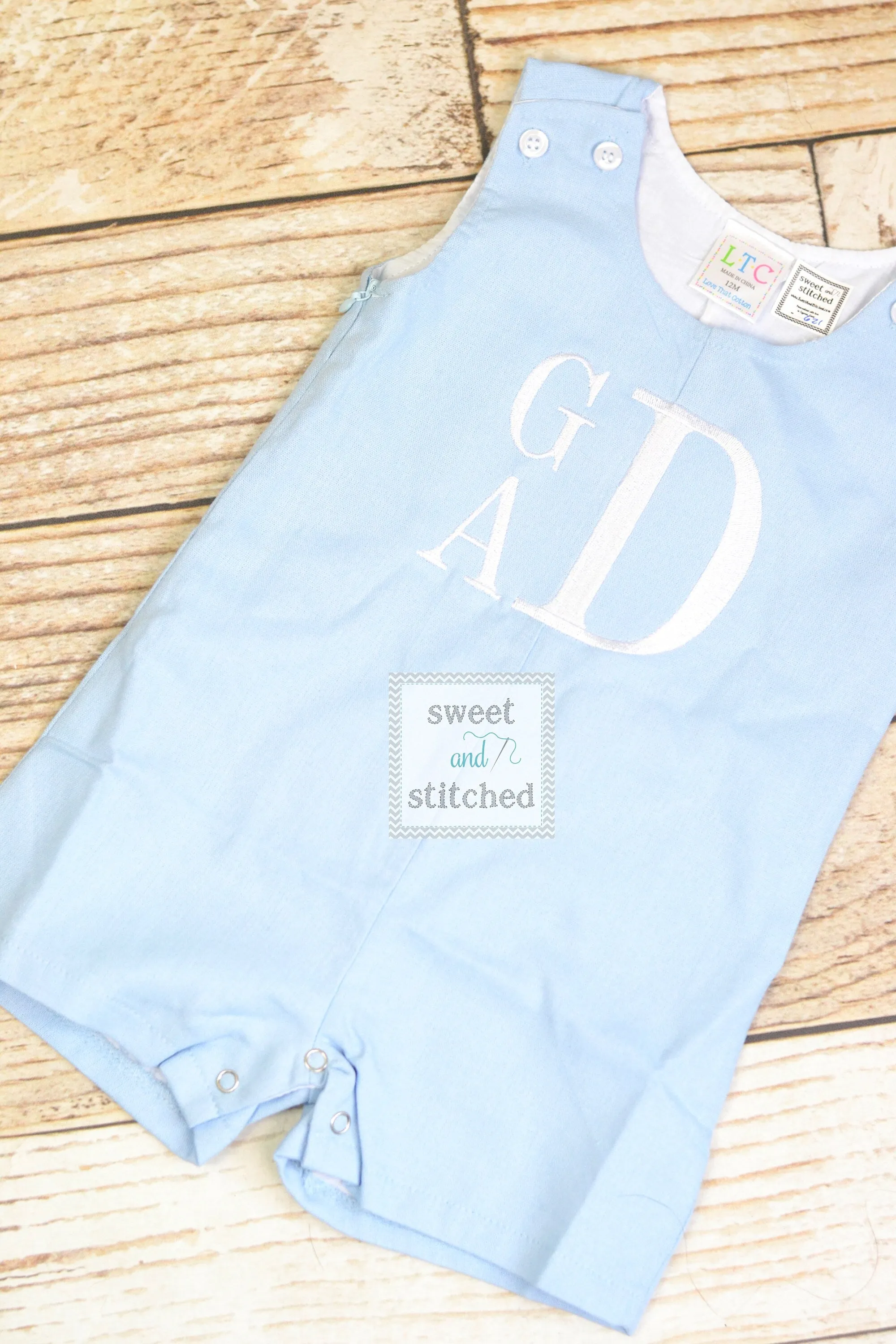 Monogrammed baby boy jon jon, boys easter outfit, beach outfit, monogrammed jon jon, 4th of july outfit