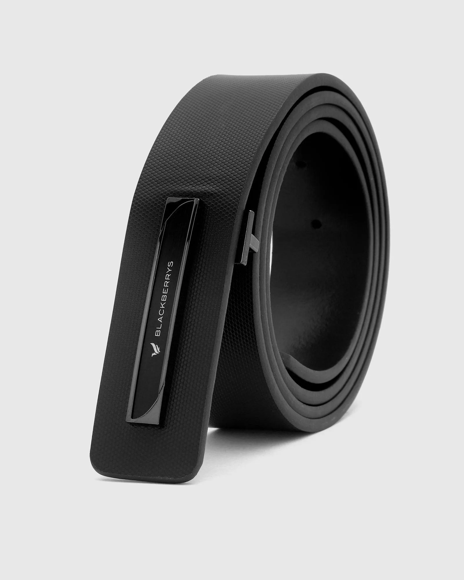 Must Haves Leather Black Textured Belt - New Kric