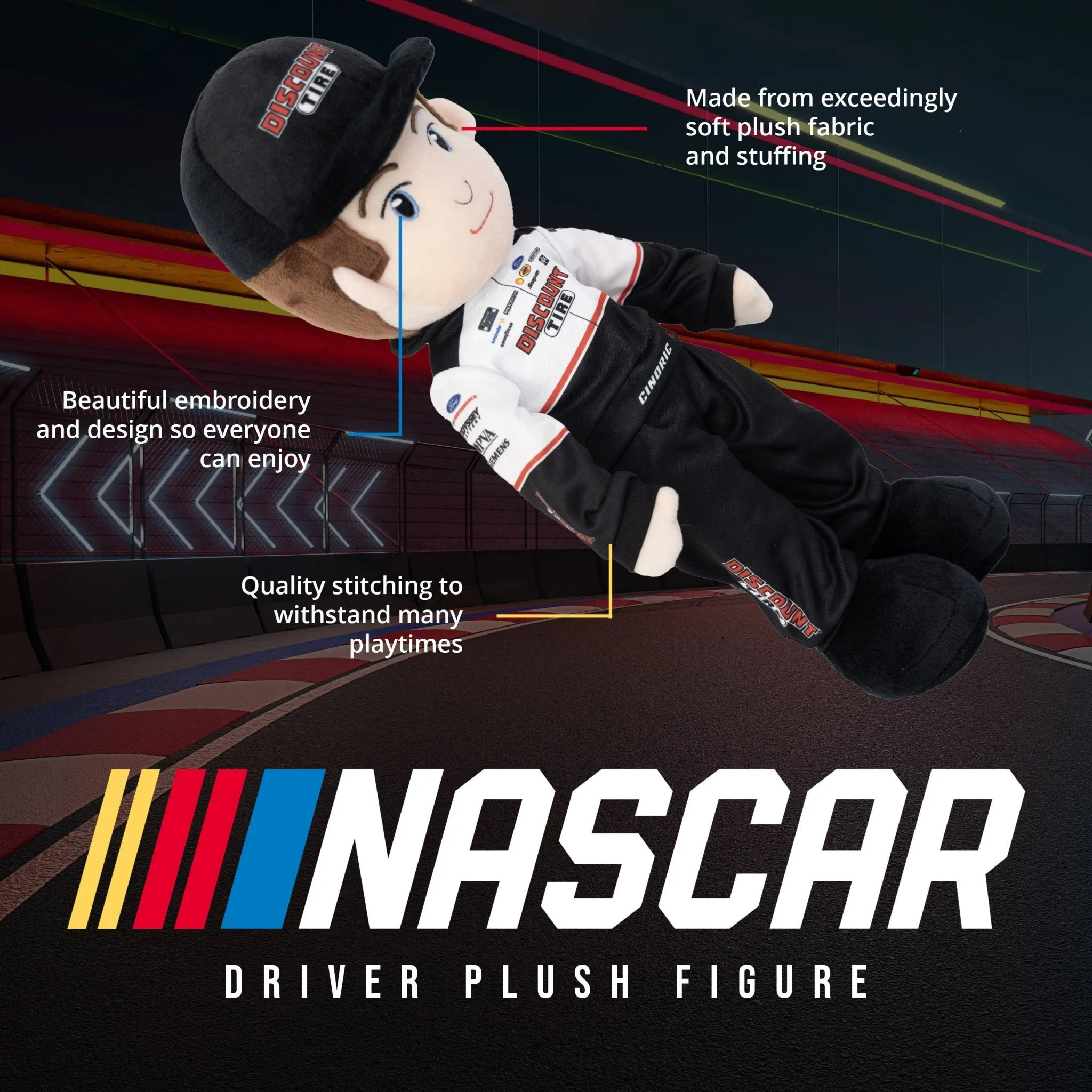 NASCAR | Team Penske Austin Cindric Plush Figure