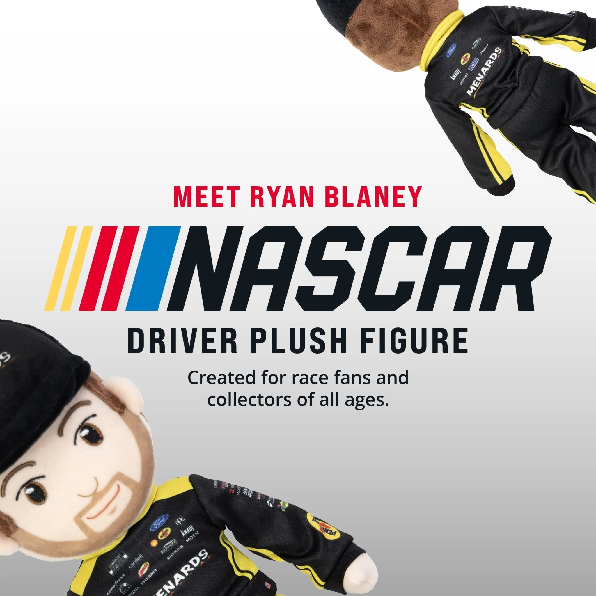 NASCAR | Team Penske Ryan Blaney Plush Figure