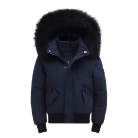 Navy WinterCrest Boys Coat With Fur