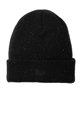 New Era Speckled Branded Beanies, Black/ Graphite