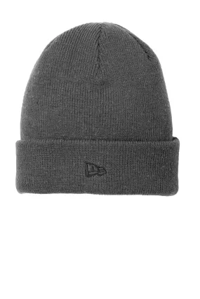 New Era Speckled Branded Beanies, Graphite/ Black