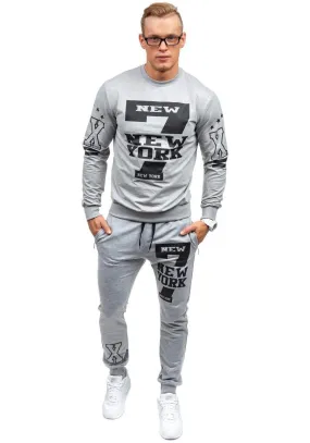 New Men Sets Fashion Autumn Spring Sweatpants