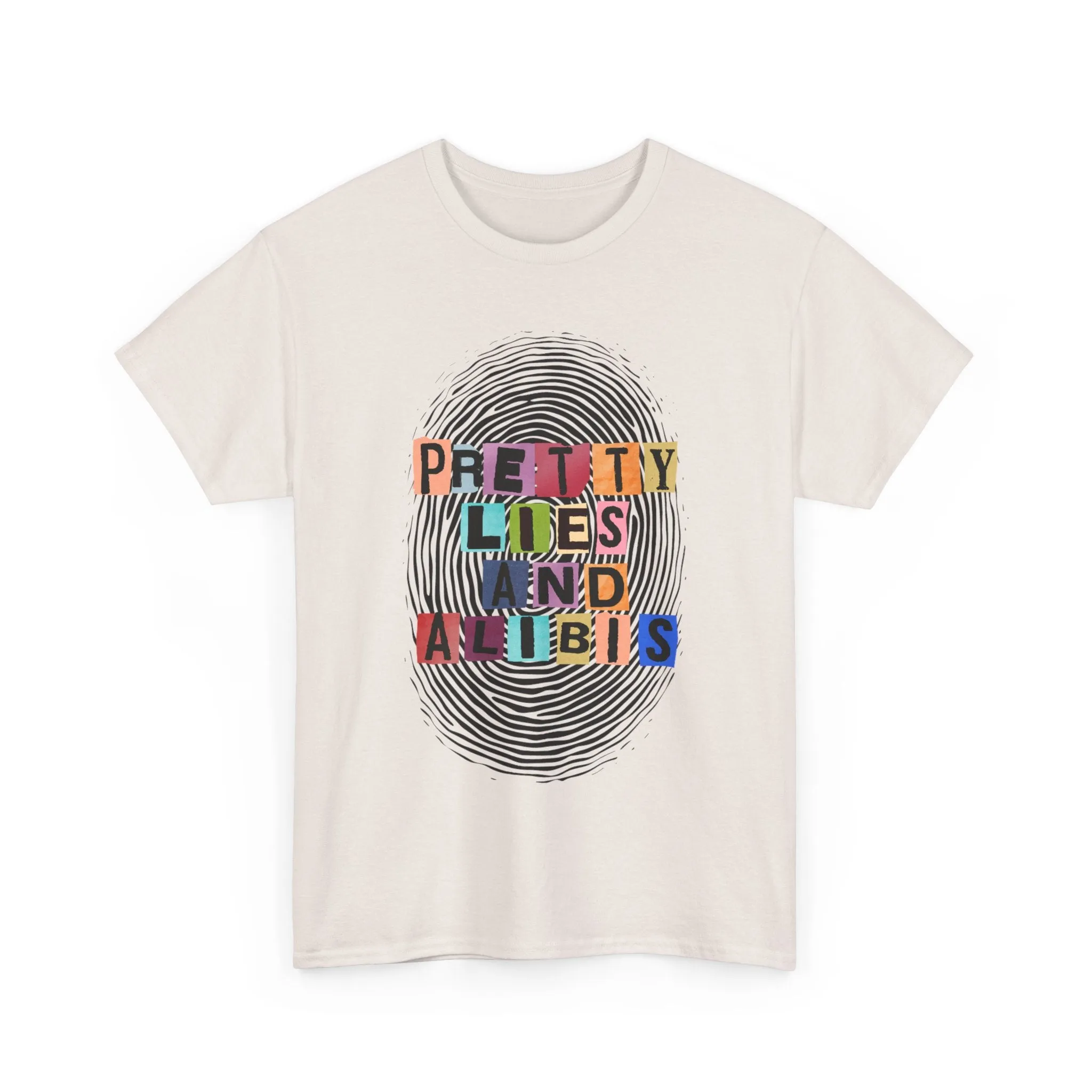 NEW! 'Pretty Lies and Alibis' Ransom Unisex Heavy Cotton Tee - Trendy Statement Shirt for Casual Style