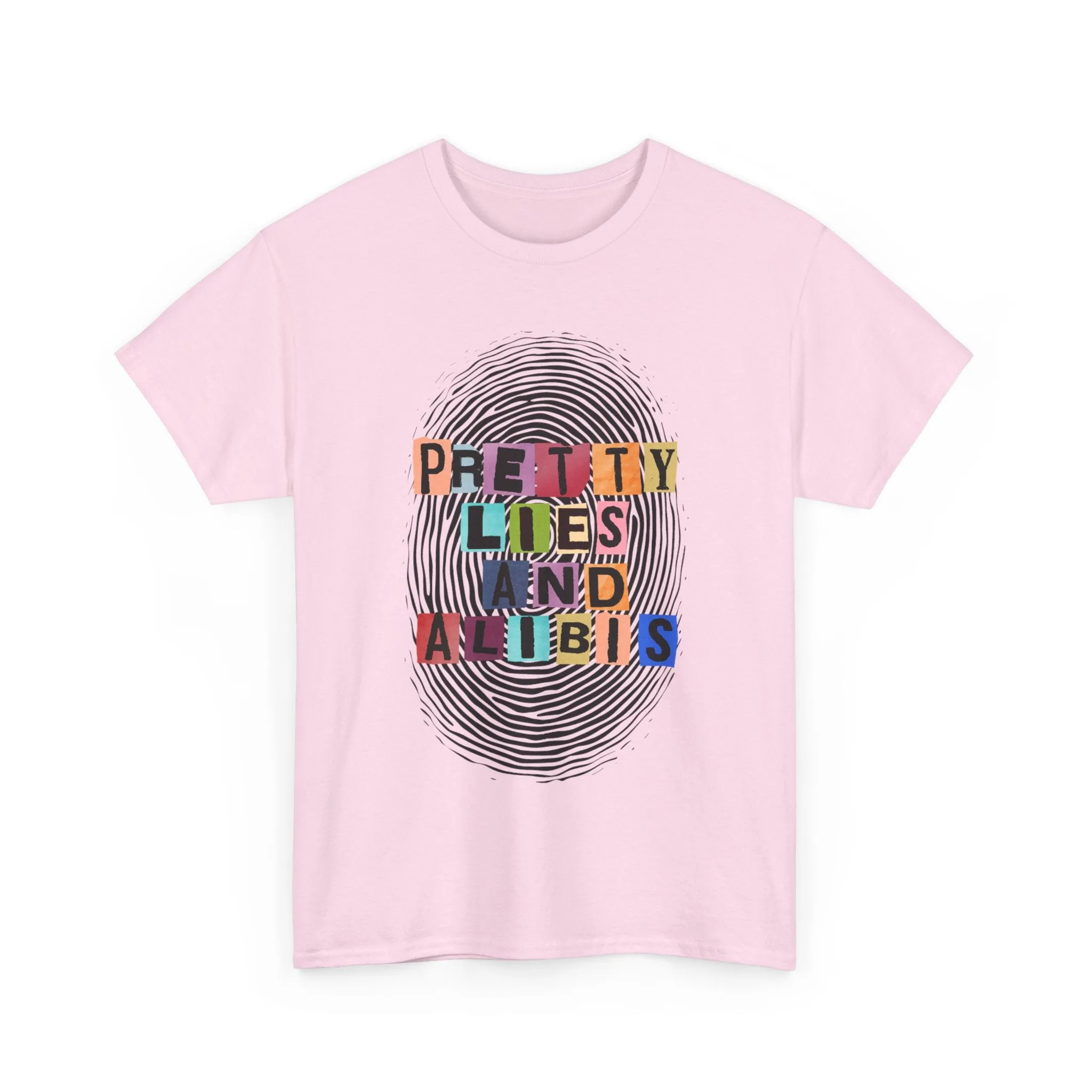 NEW! 'Pretty Lies and Alibis' Ransom Unisex Heavy Cotton Tee - Trendy Statement Shirt for Casual Style