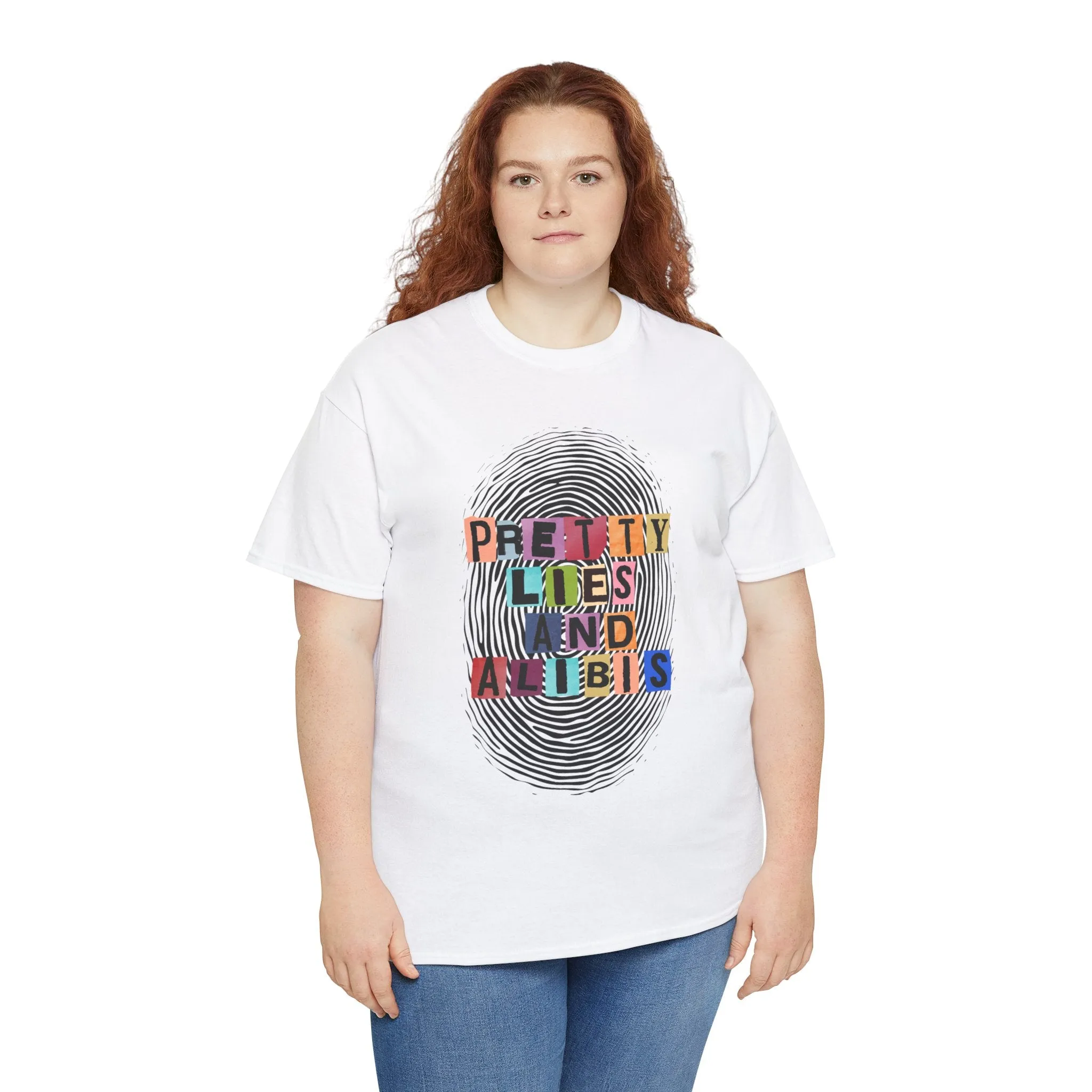 NEW! 'Pretty Lies and Alibis' Ransom Unisex Heavy Cotton Tee - Trendy Statement Shirt for Casual Style