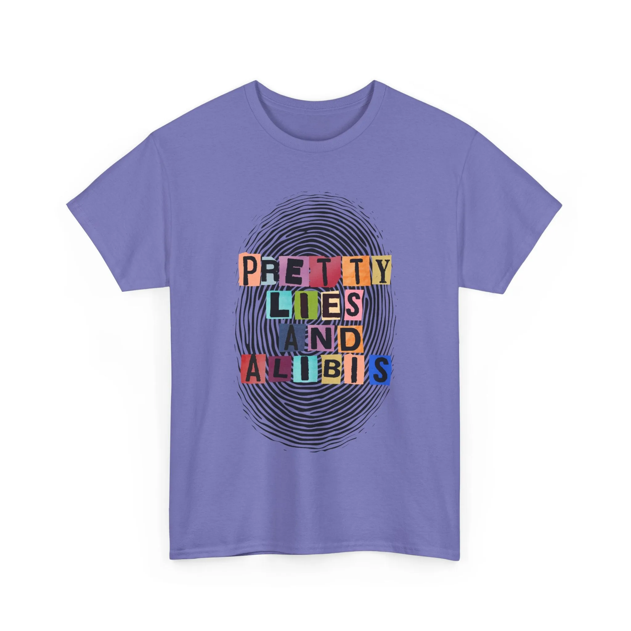 NEW! 'Pretty Lies and Alibis' Ransom Unisex Heavy Cotton Tee - Trendy Statement Shirt for Casual Style