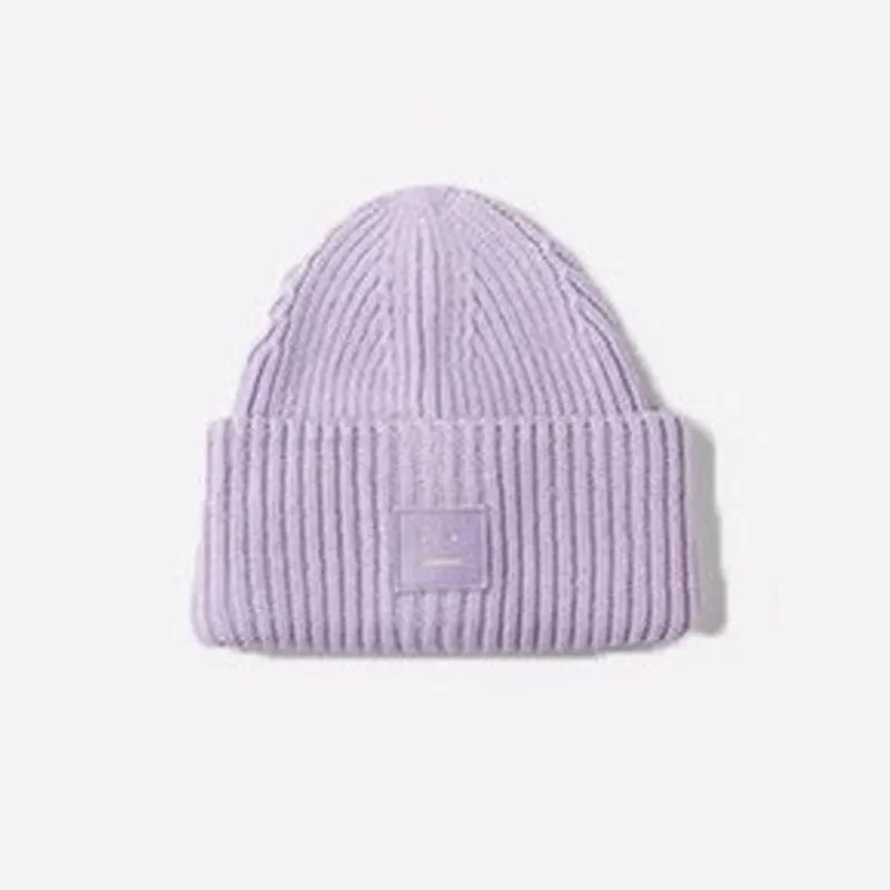 New simple beanie ladies hat winter cold and warm wool hat Goros women's AC hat