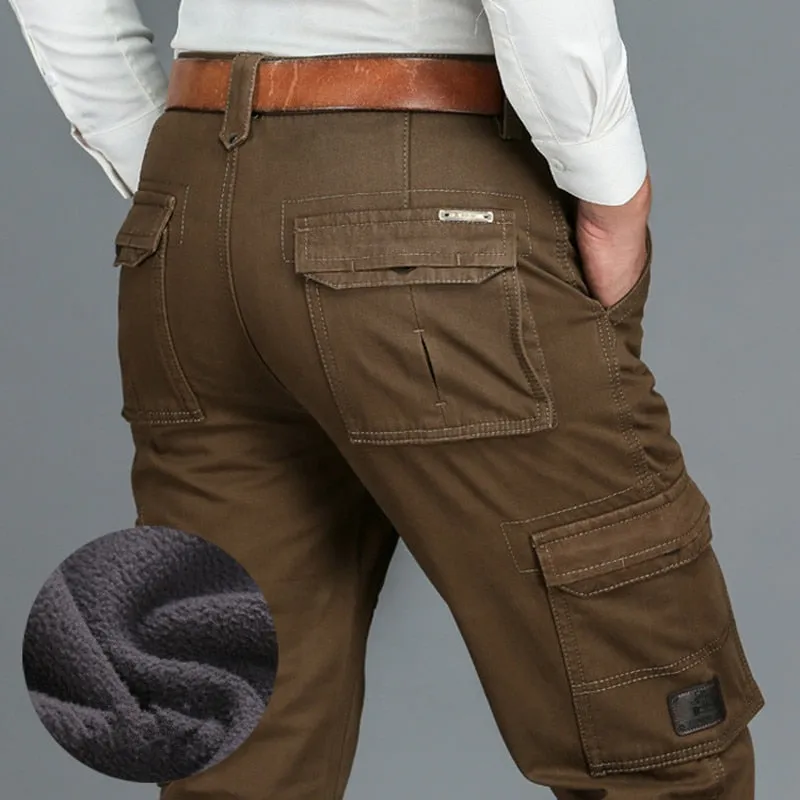 Nsqured "Winter Warrior" Men's Fleece-Lined Cargo Pants