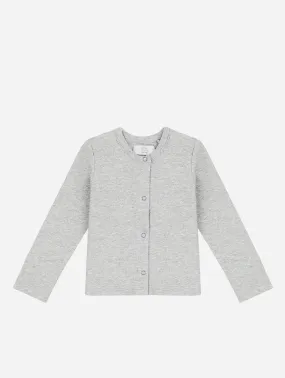 Organic Cotton Cardigan | Grey