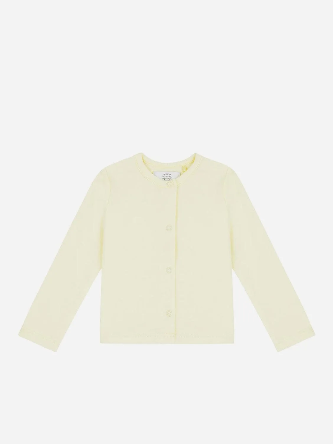 Organic Cotton Cardigan | Lemon