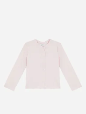 Organic Cotton Cardigan | Pink