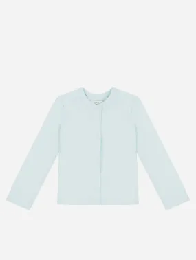 Organic Cotton Cardigan | Sky Blue