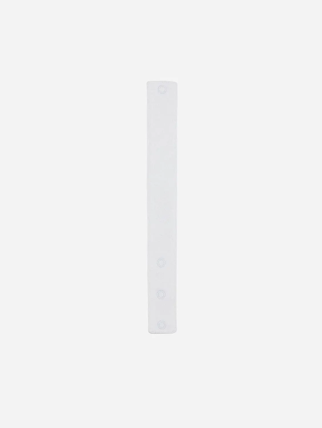 Organic Cotton Dummy & Toy Strap | White