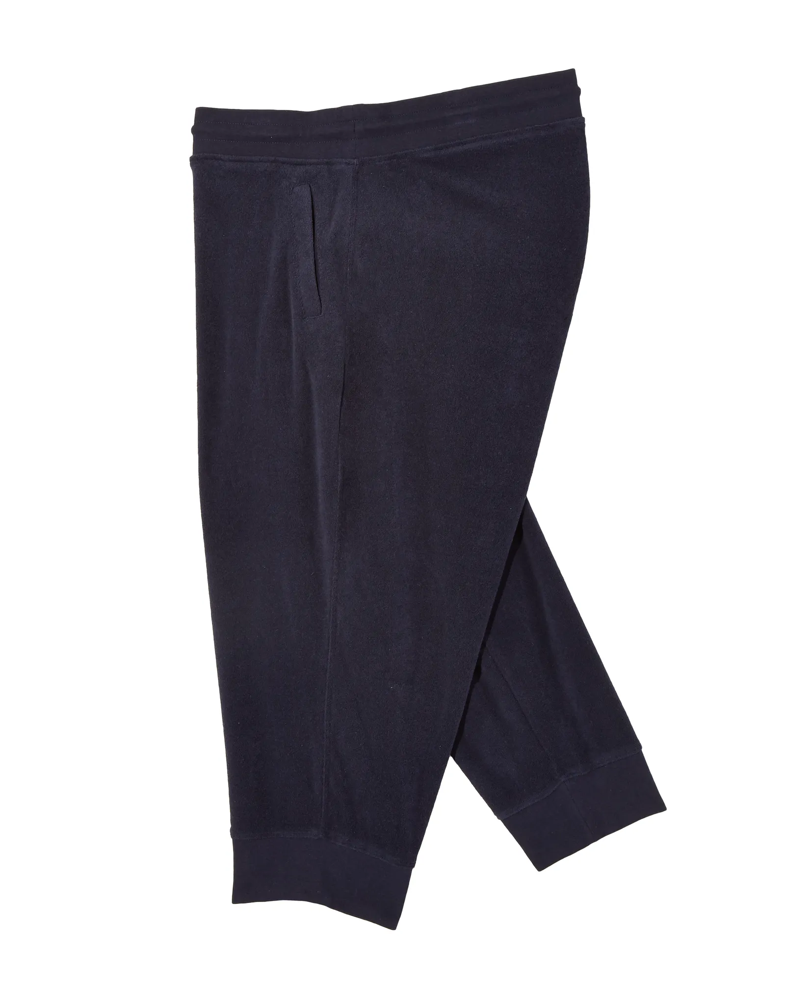 Pearl Terry Capri Jogger | Navy