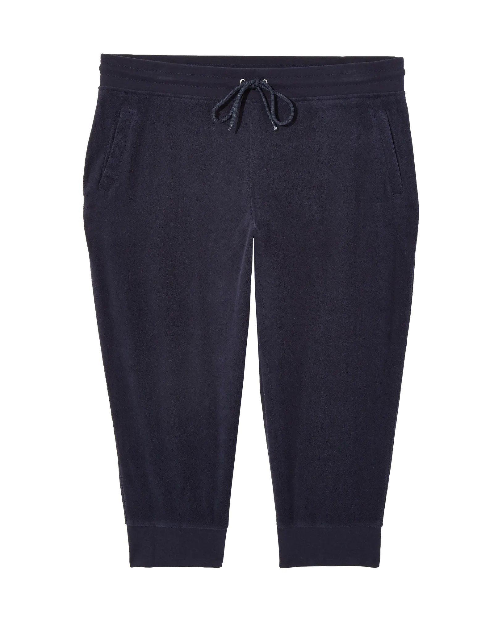 Pearl Terry Capri Jogger | Navy