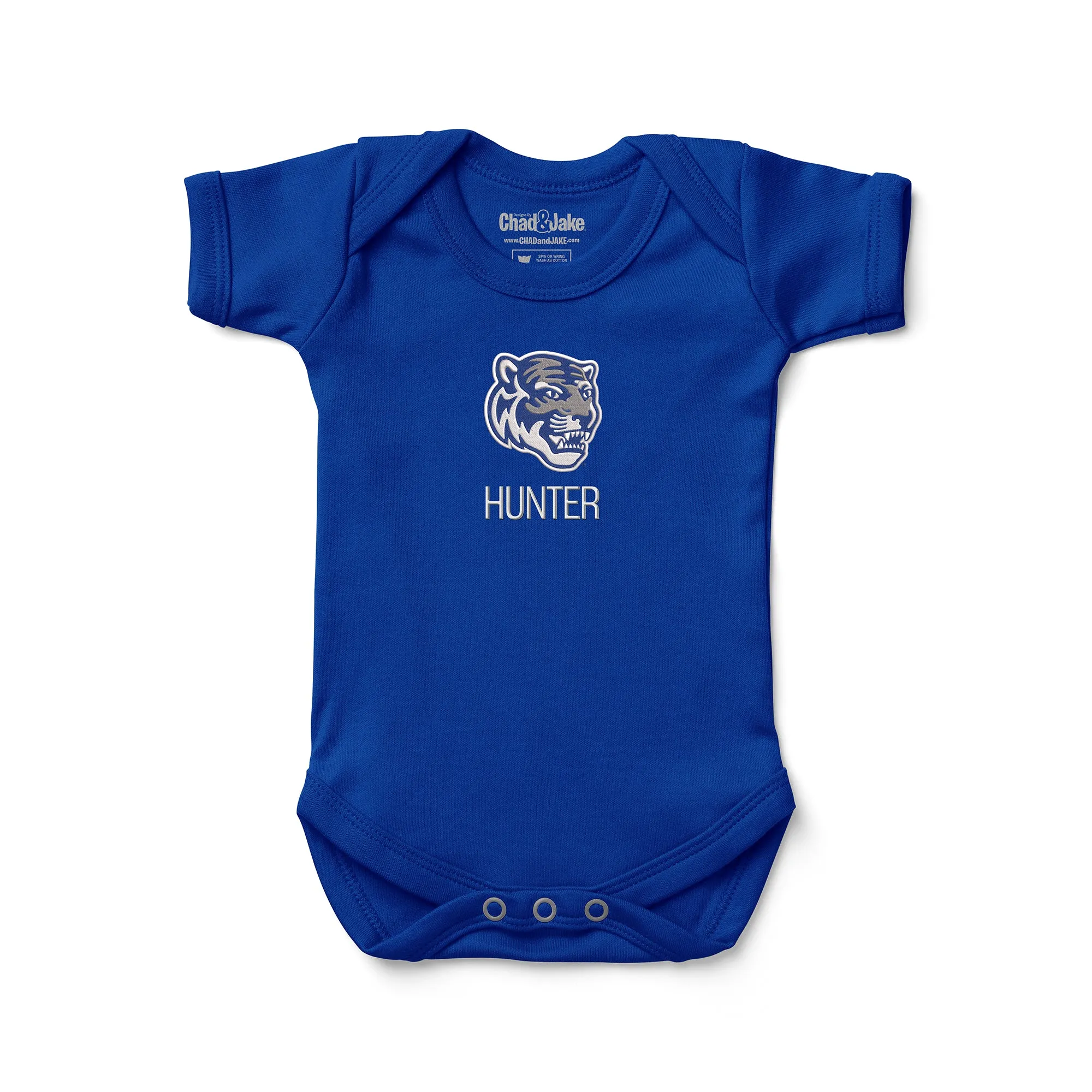 Personalized Memphis Tigers Tiger Head Bodysuit