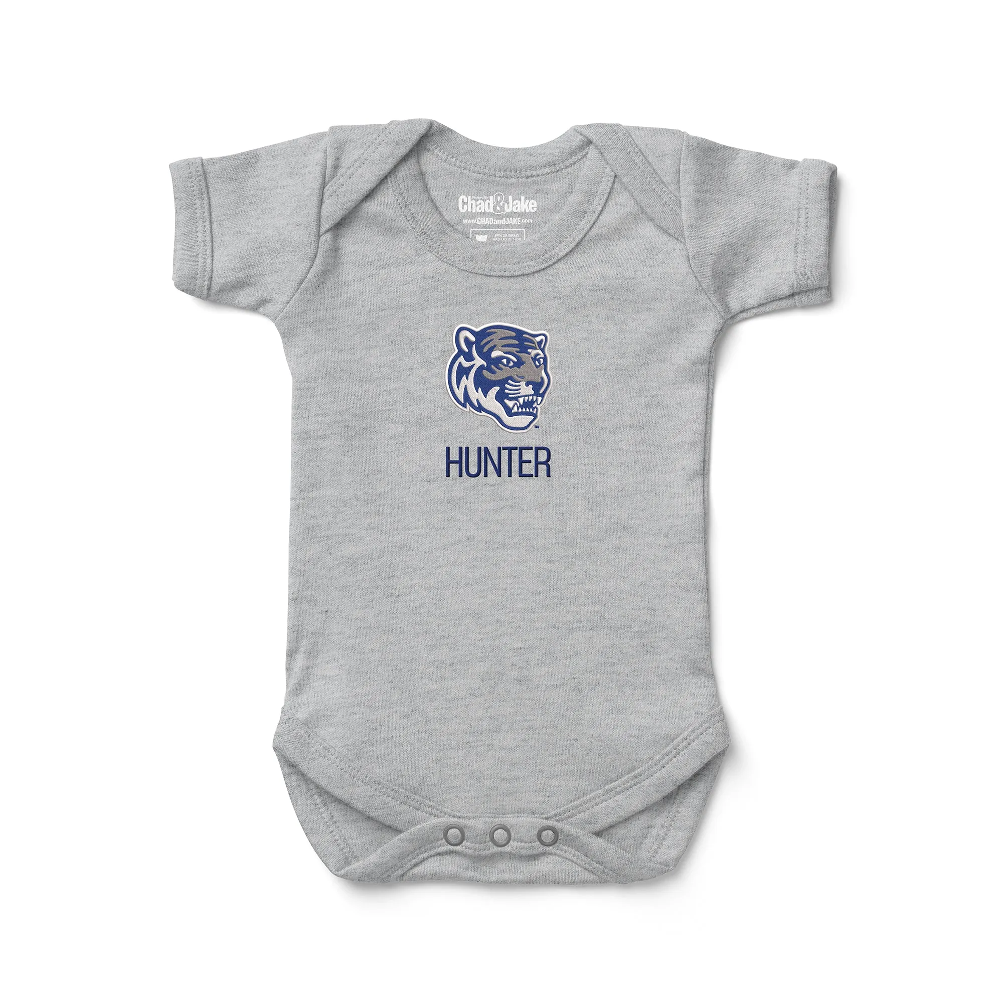 Personalized Memphis Tigers Tiger Head Bodysuit