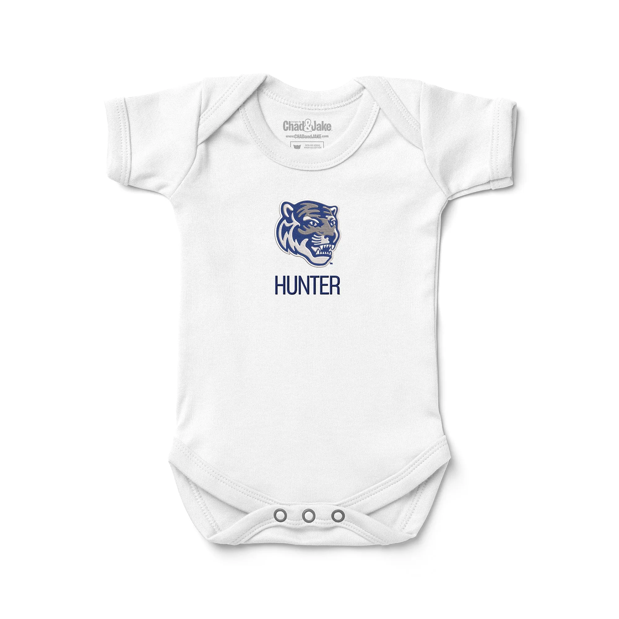 Personalized Memphis Tigers Tiger Head Bodysuit