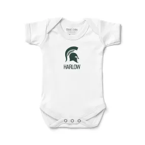 Personalized Michigan State Spartans Bodysuit