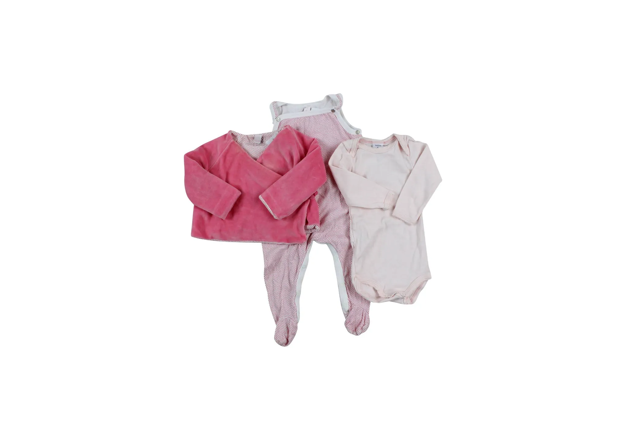 Petit Bateau, Baby Girls Bodysuit Set, 3-6 Months