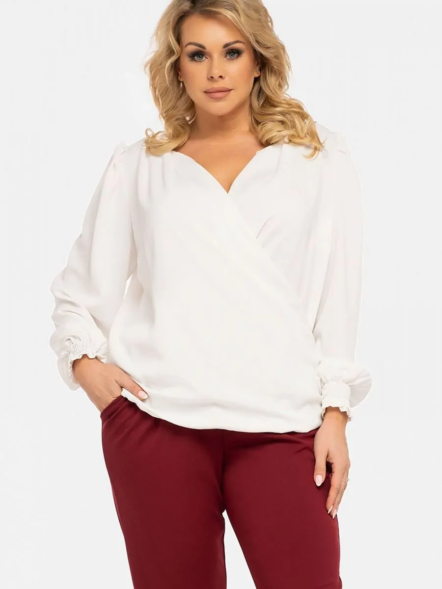 Plus size blouse model 190969 Karko