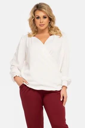 Plus size blouse model 190969 Karko