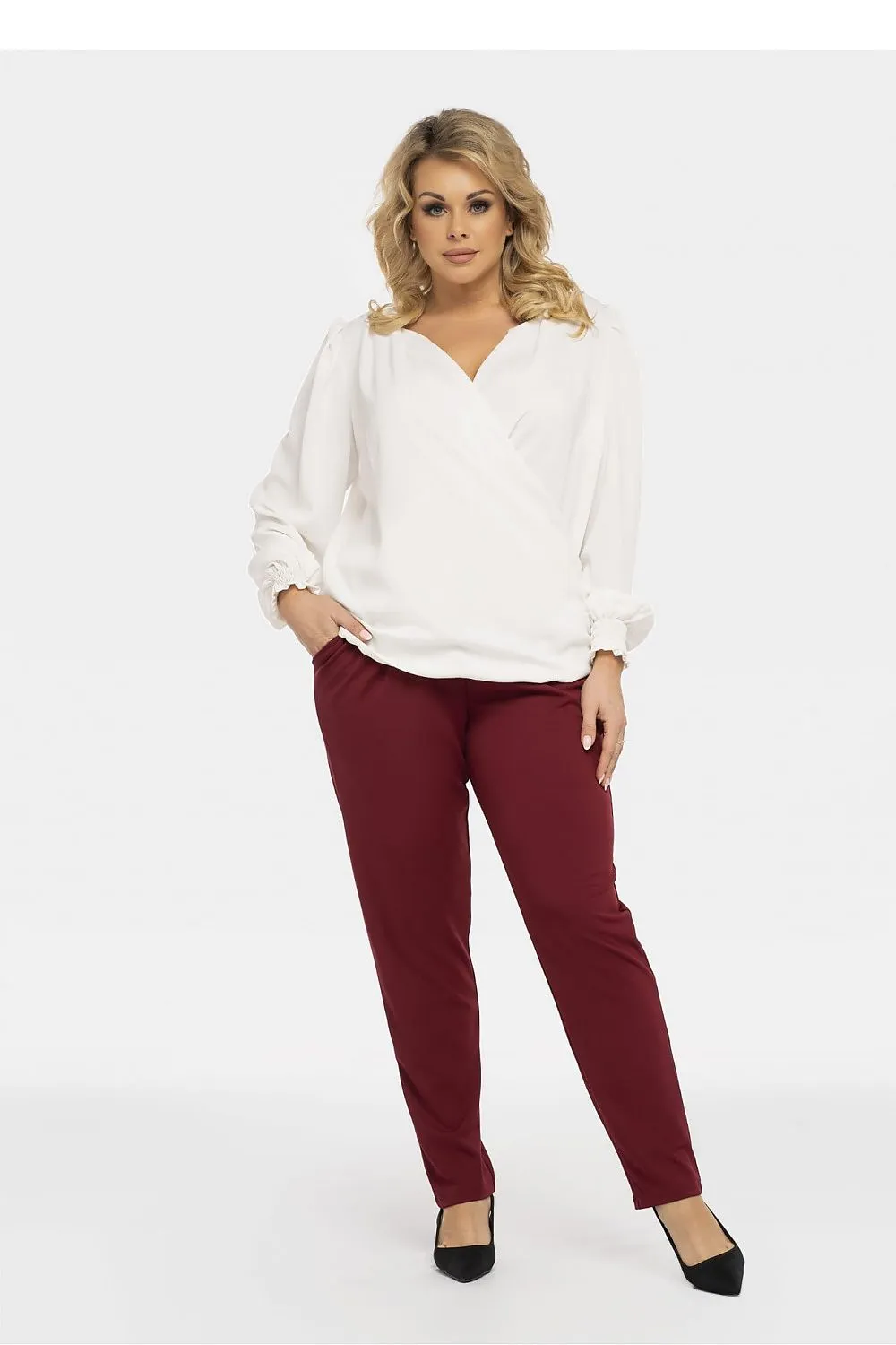 Plus size blouse model 190969 Karko