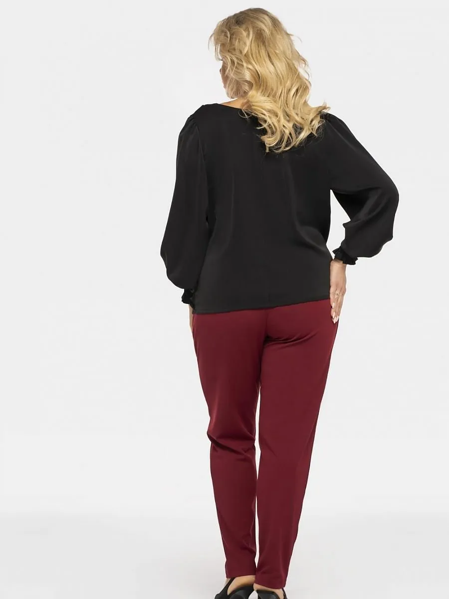 Plus size blouse model 190970 Karko