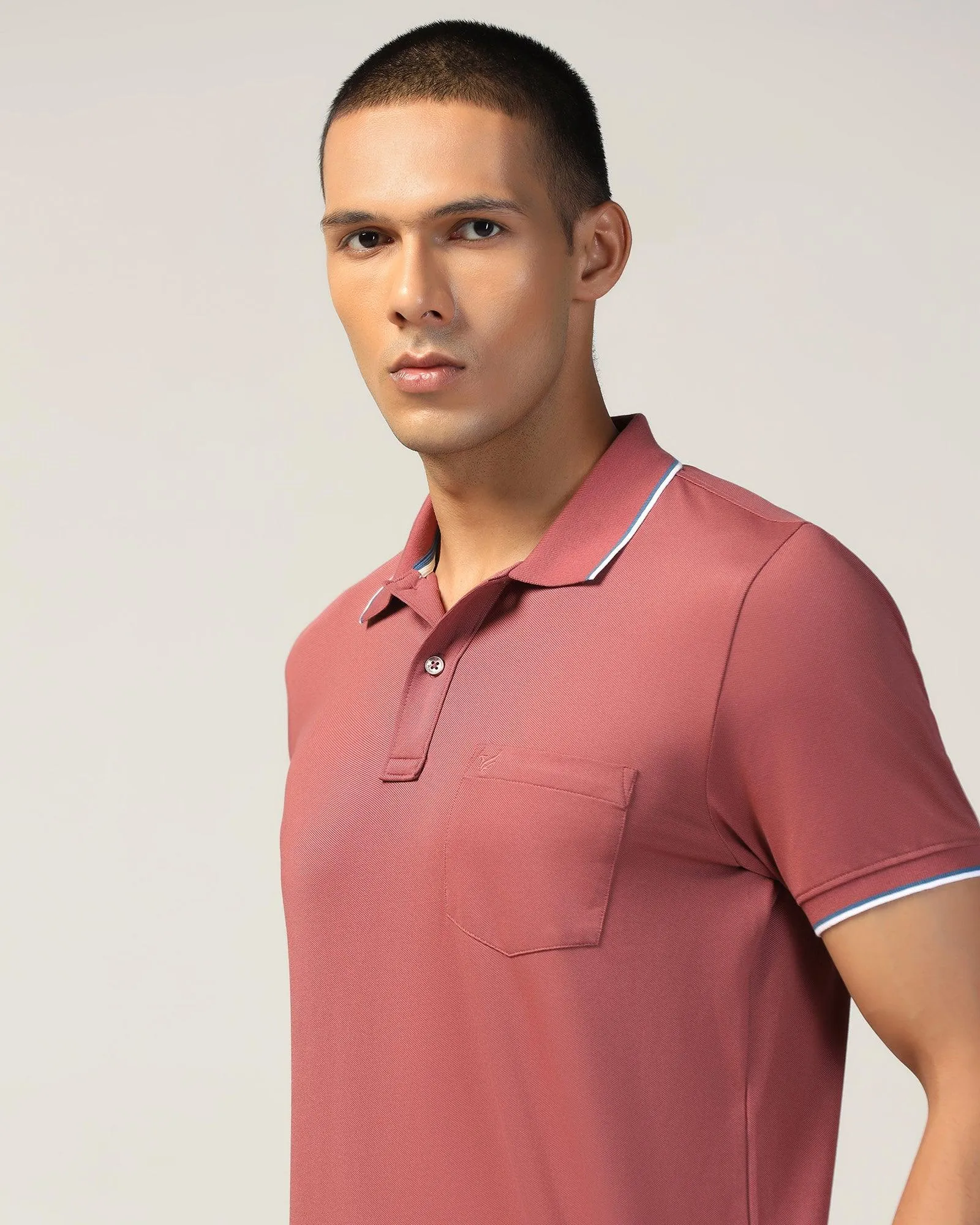 Polo Apple Red Solid T-Shirt - Andro