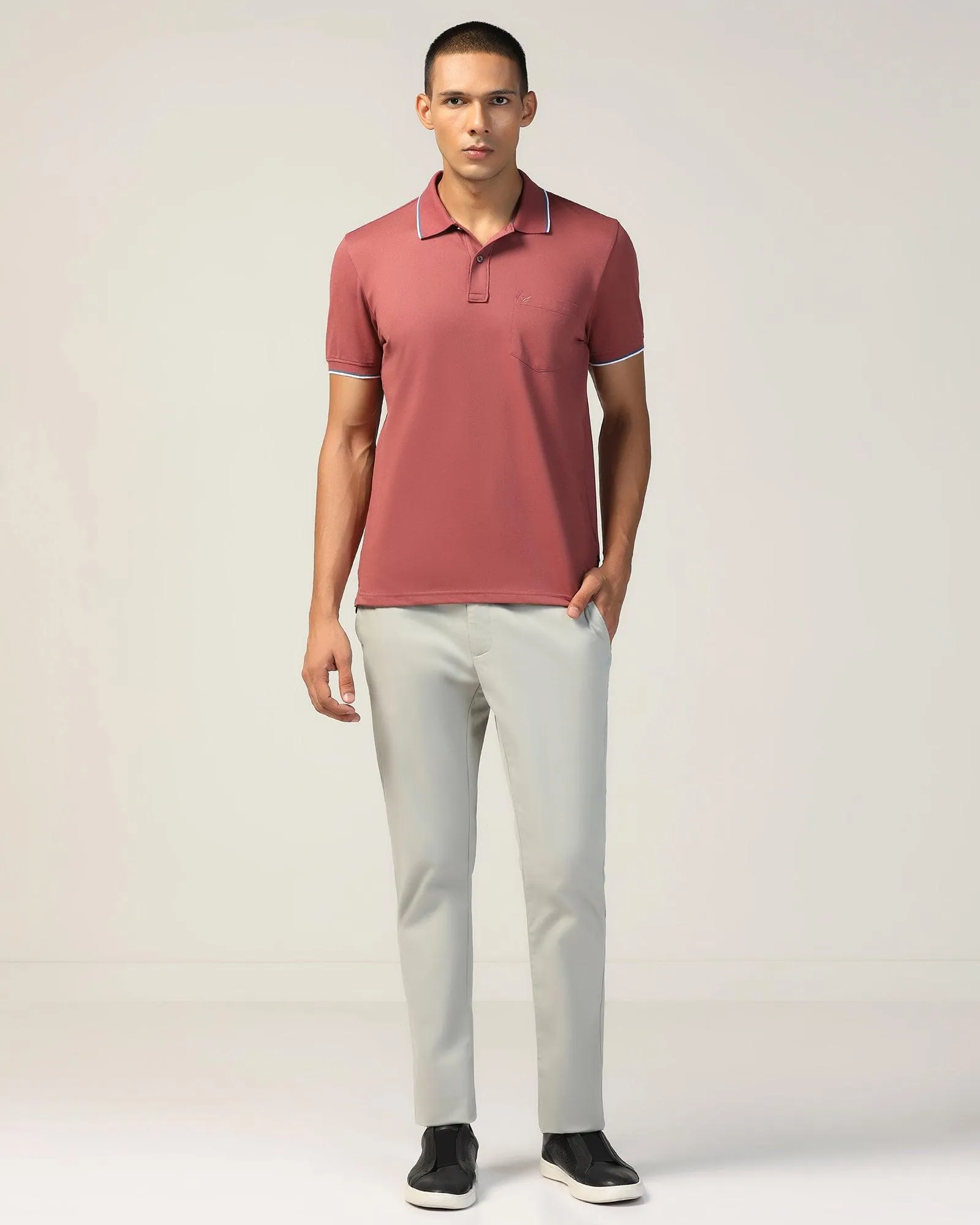 Polo Apple Red Solid T-Shirt - Andro