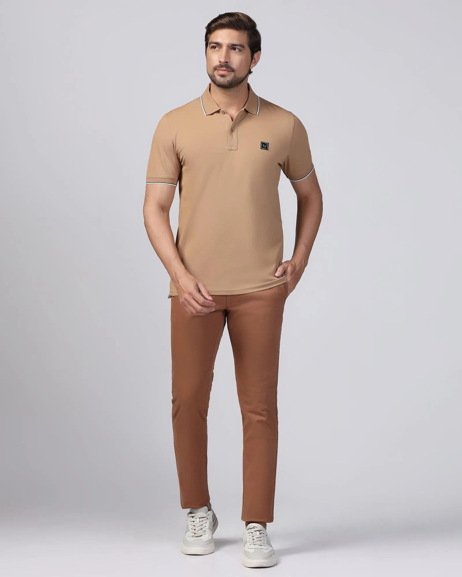 Polo Camel Solid T-Shirt - Andro