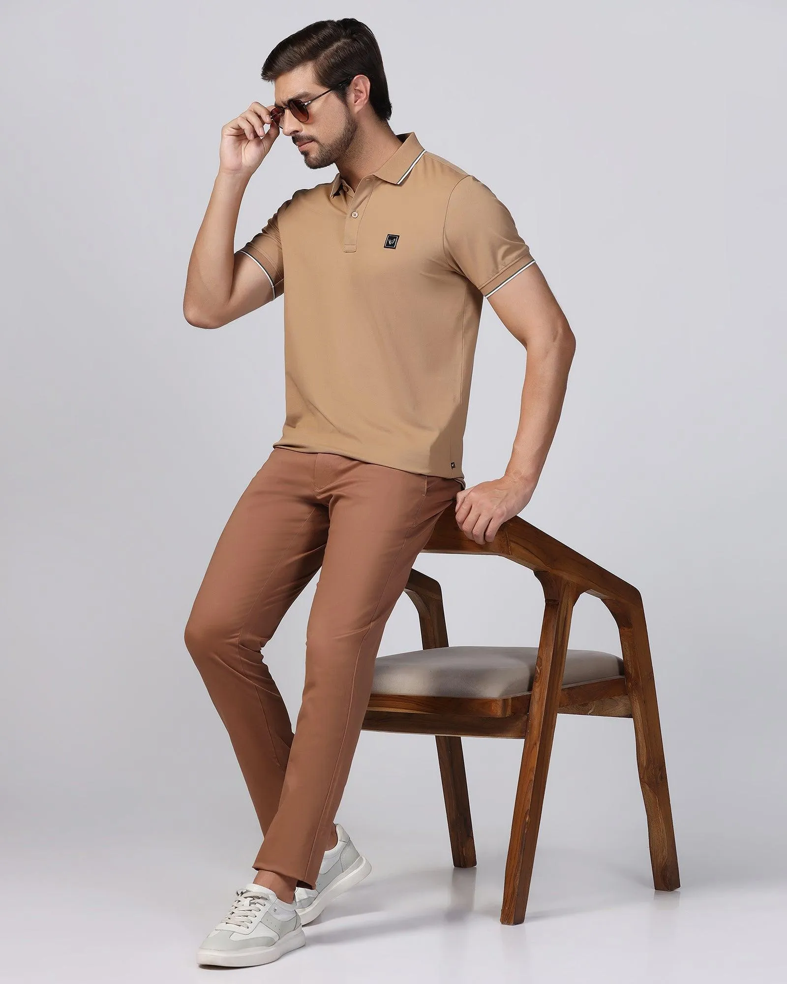 Polo Camel Solid T-Shirt - Andro