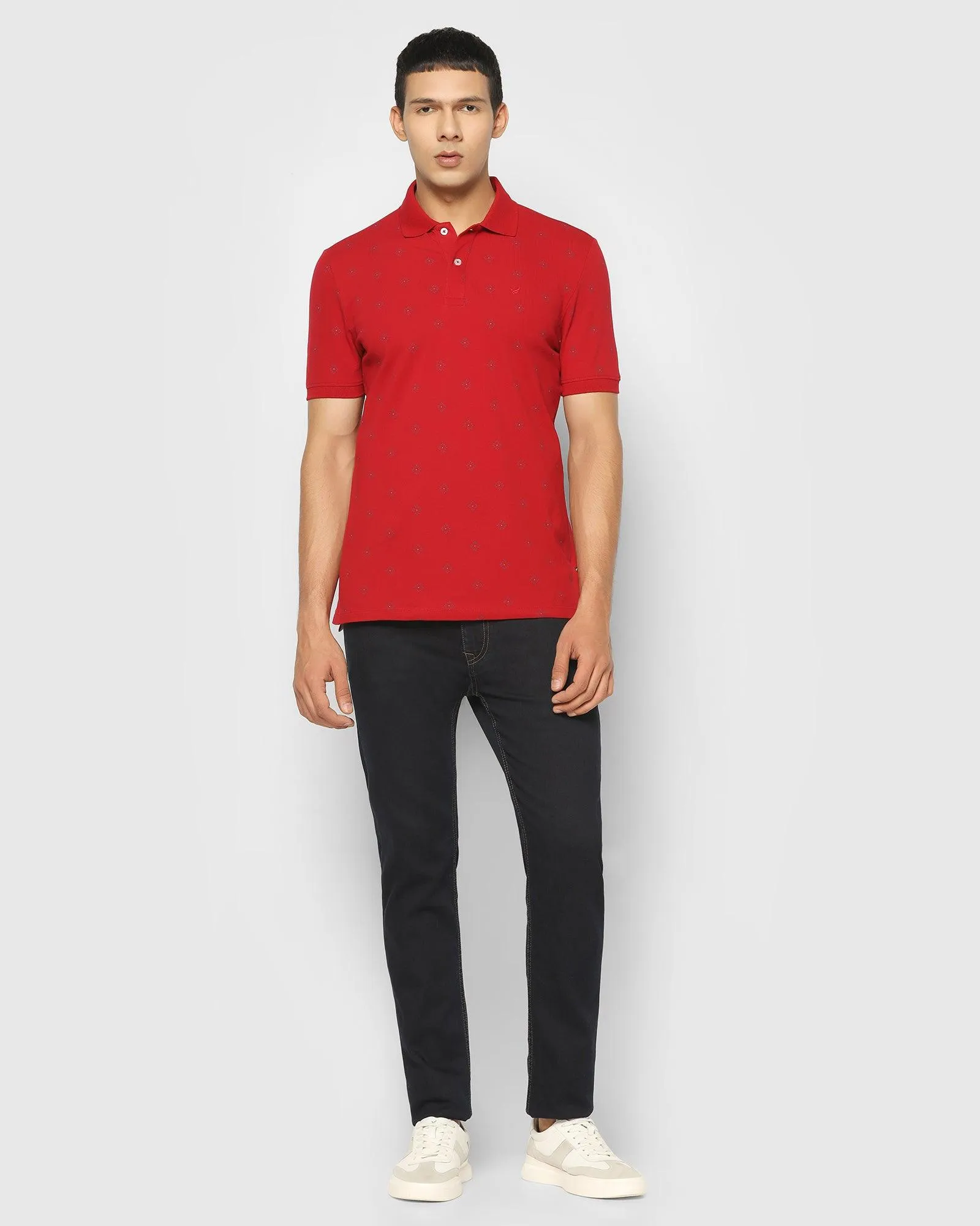 Polo Red Printed T-Shirt - Jervin