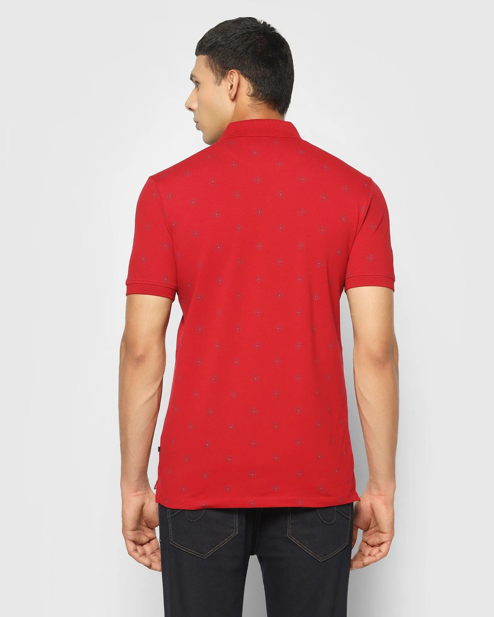 Polo Red Printed T-Shirt - Jervin