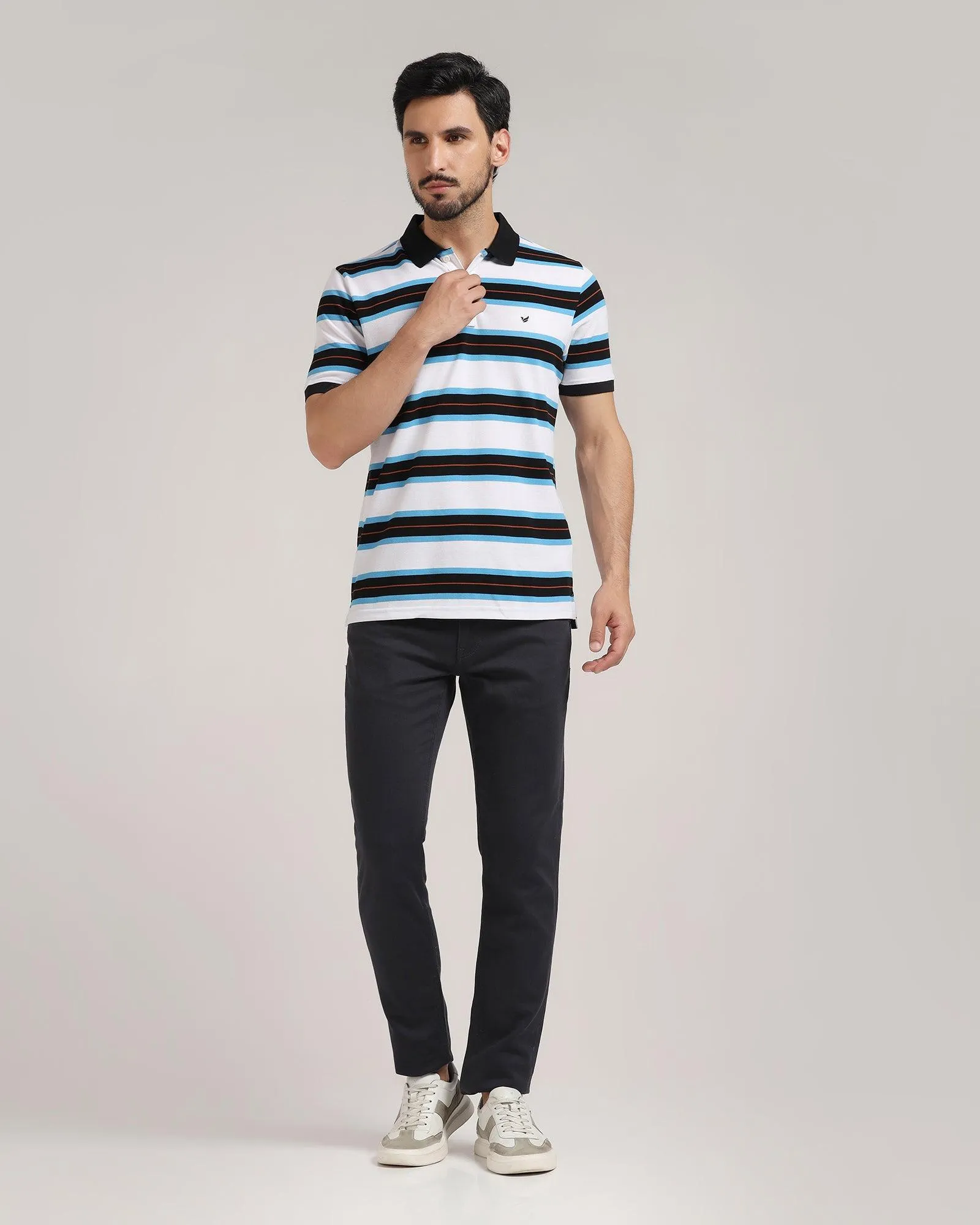 Polo White Striped T-Shirt - Fred