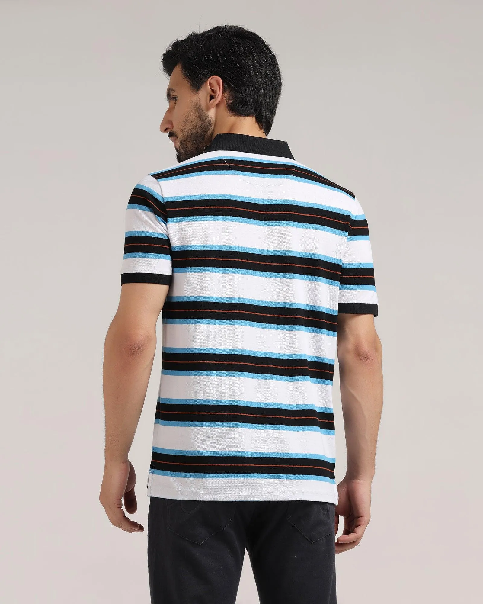 Polo White Striped T-Shirt - Fred