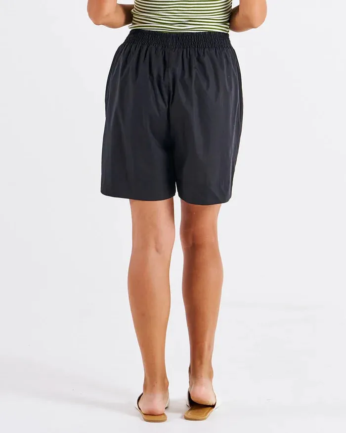 Pomona Cotton Short  Black