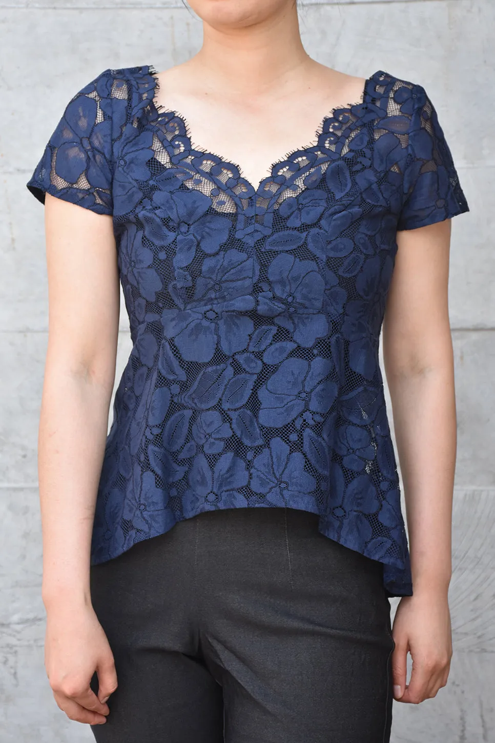 Poppy Posey Top - Navy