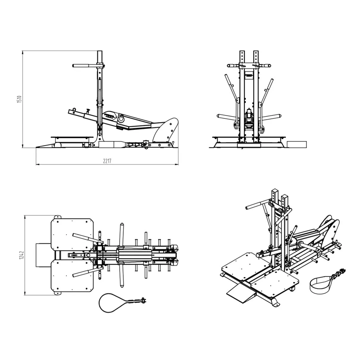 Primal Performance Series Belt Squat Machine