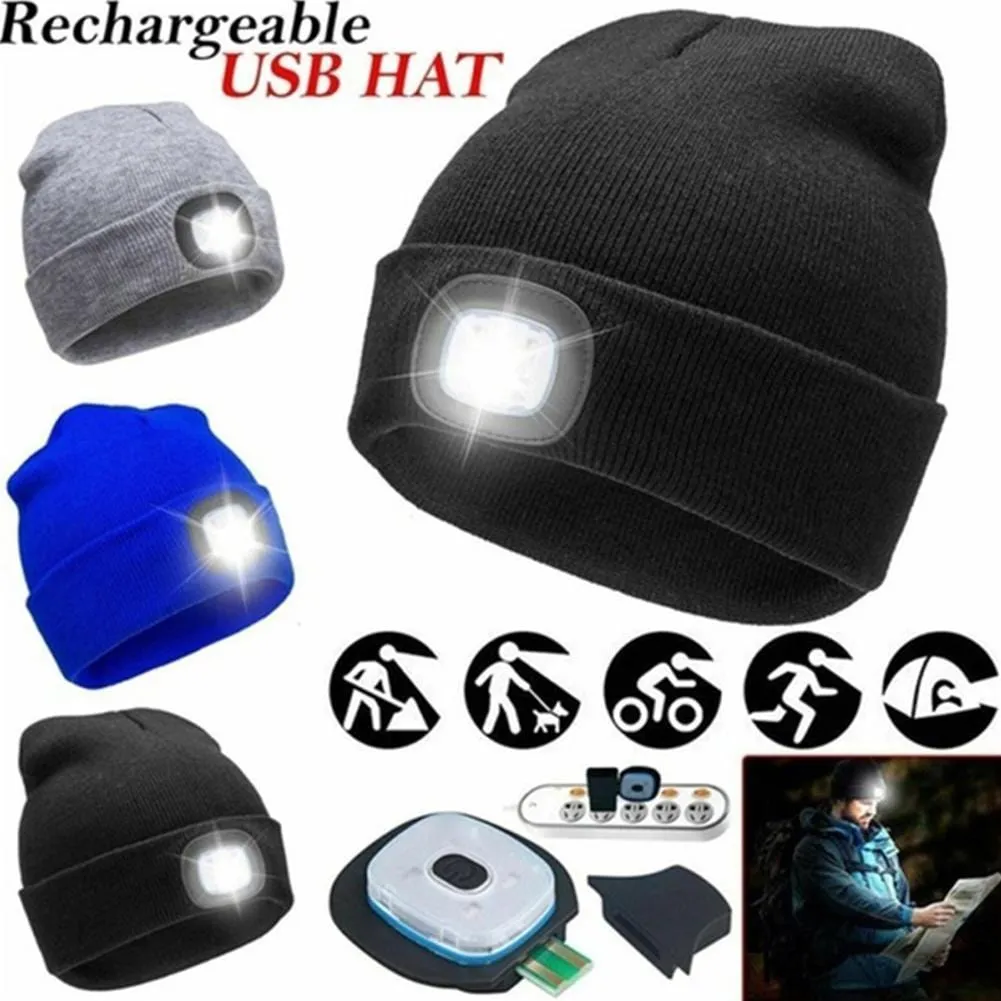 Rechargeable USB Led Cap Light