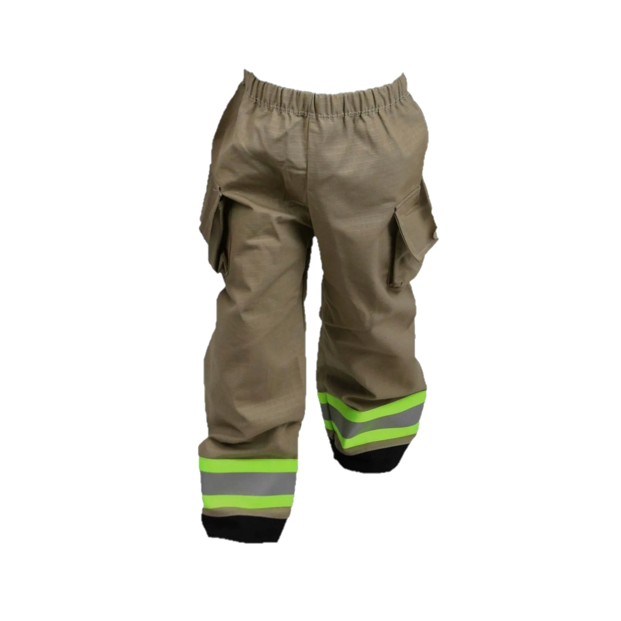 RED MALTESE CROSS Firefighter Personalized TAN 2PC Toddler Outfit