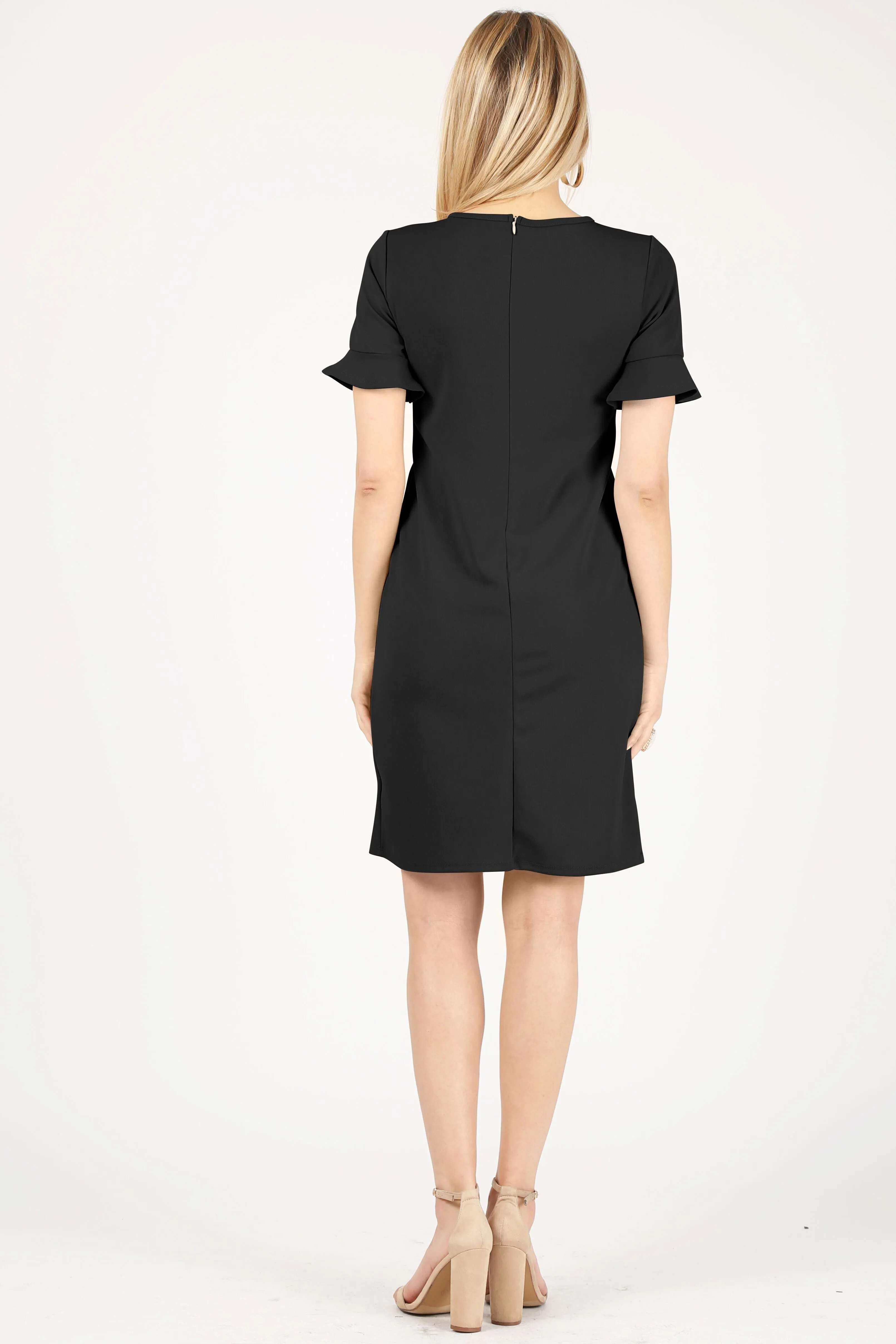 Rejoice with Ruffles Sheath Dress