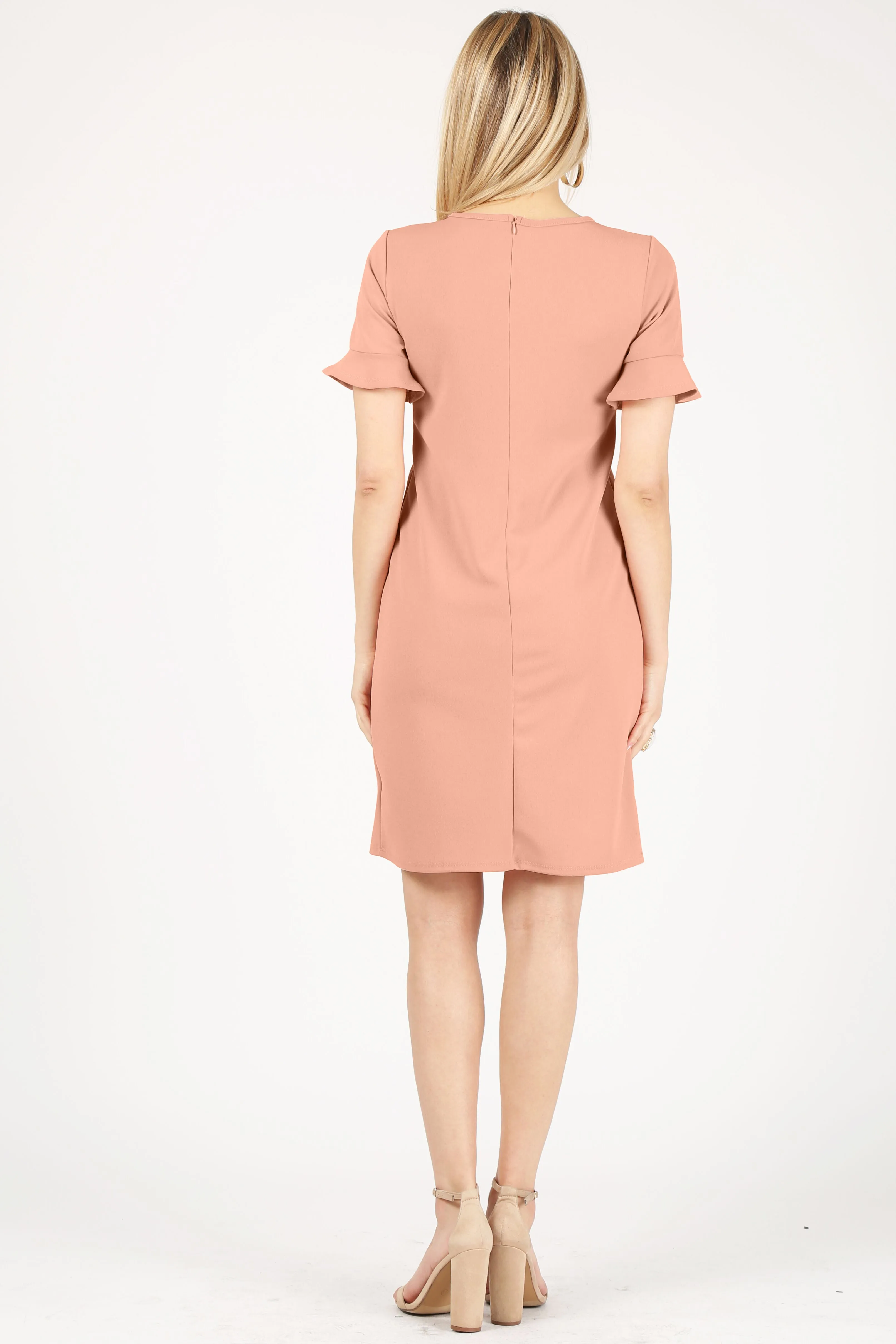 Rejoice with Ruffles Sheath Dress