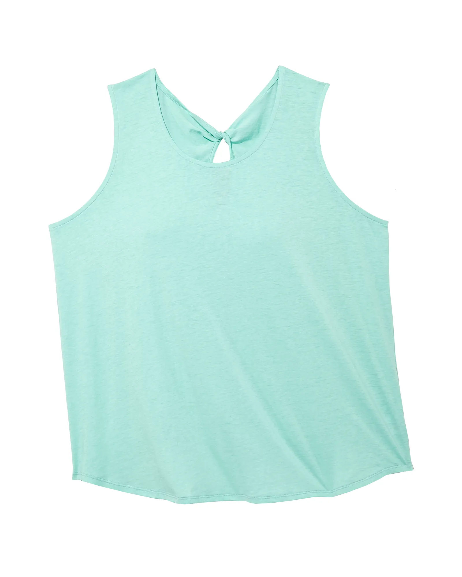 Rose Tank with Keyhole Back | Turquoise