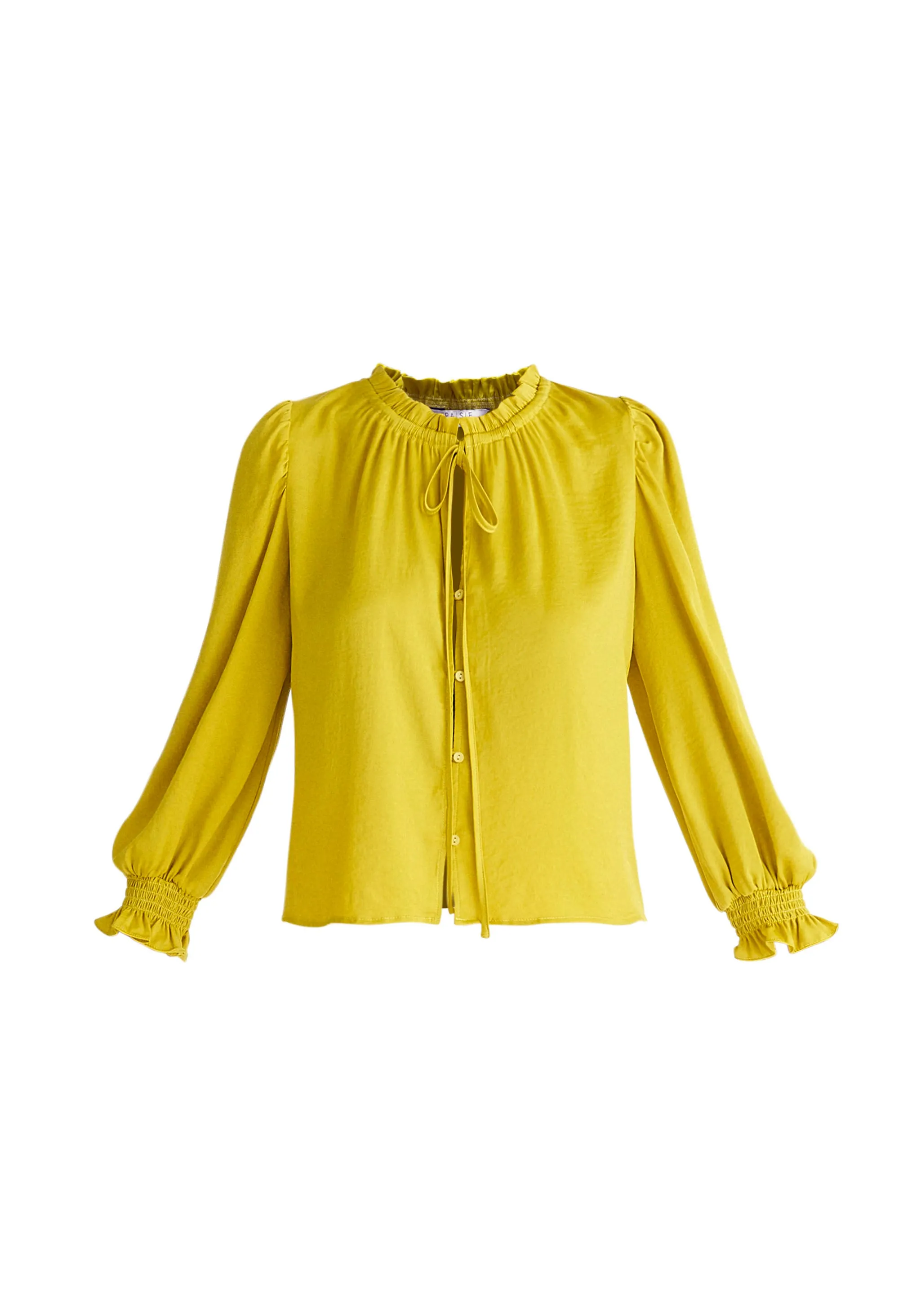 Ruched Collar Blouse