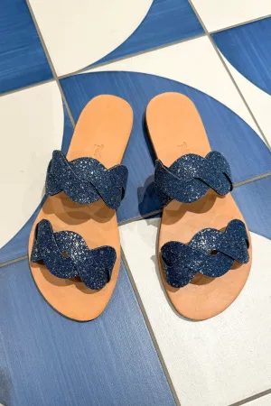 SANDALS "SPARKLING DENIM"