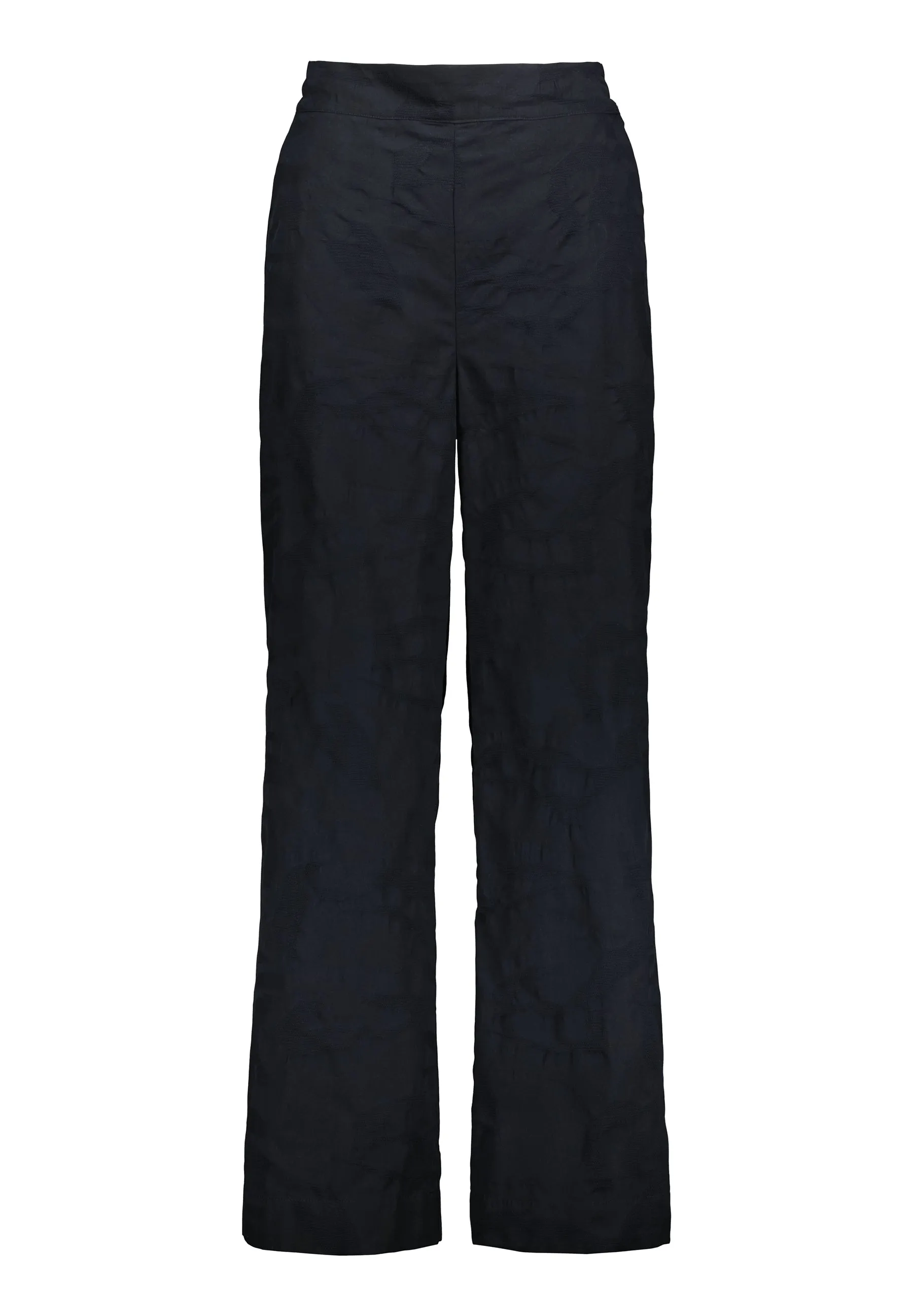 SCRIPPS LOOSE FIT PANTS -  Midnight blue punched cotton