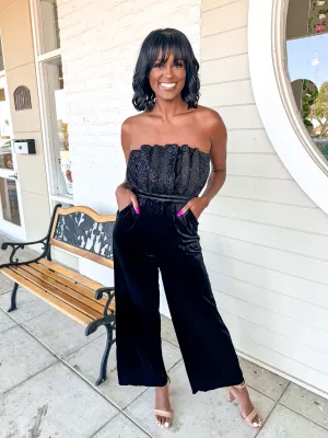 Show Stopper Black Jumpsuit